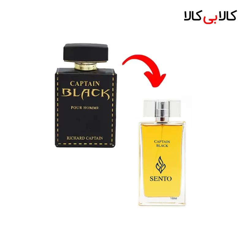عطر سنتو مدل کاپیتان بلک مردانه حجم 100 میلی لیتر
