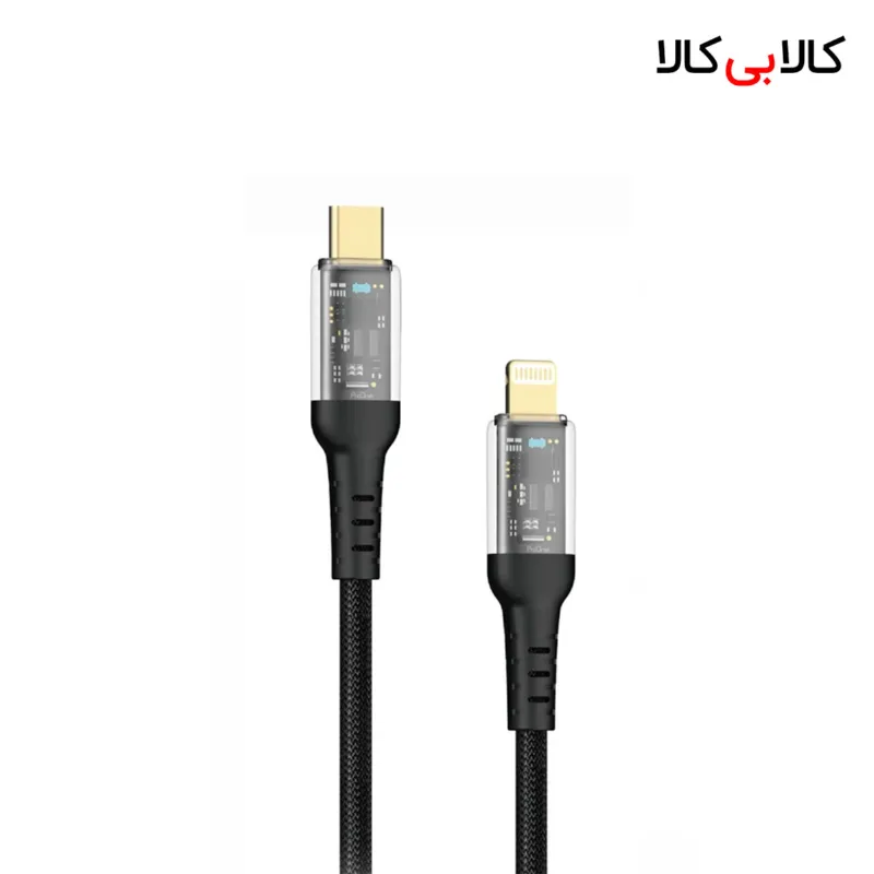 کابل تبدیل USB-C به لایتنینگ پرووان مدل PCC114 20W طول 1 متر