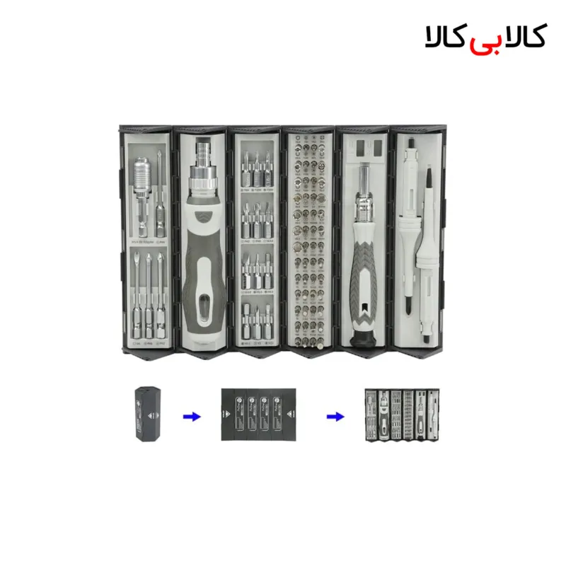 پیچ گوشتی پرووان مدل PGS 106 بسته 72 عددی