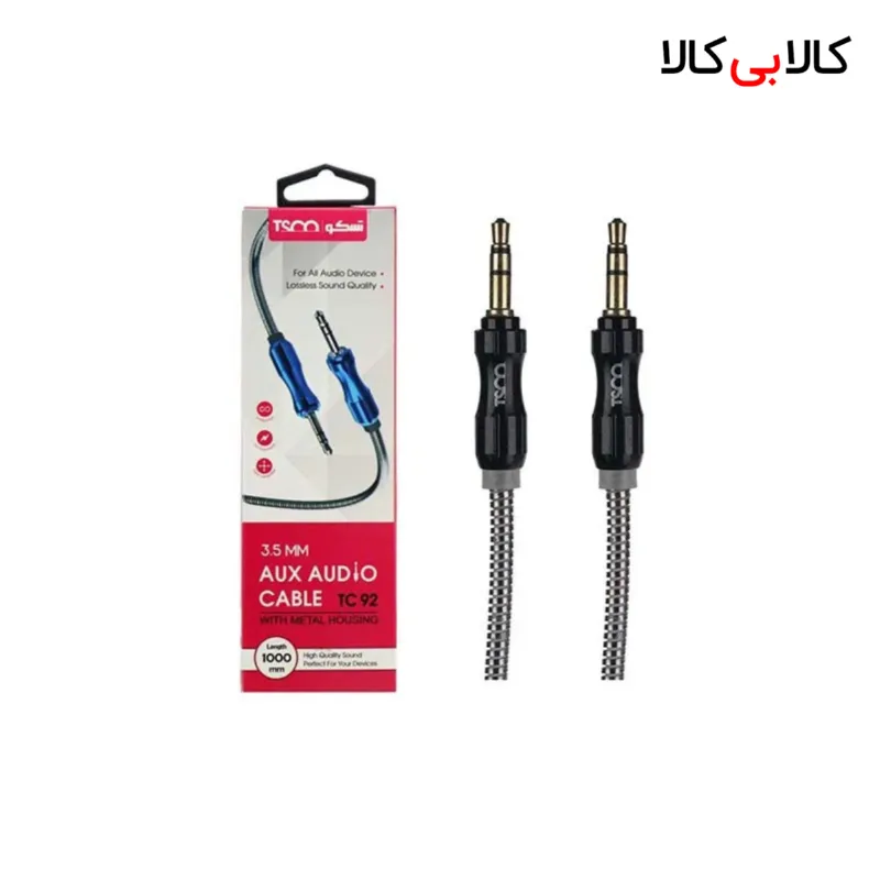 کابل AUX تسکو مدل TC 92 طول 1 متر