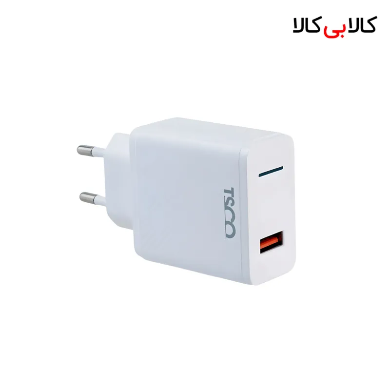شارژر دیواری 18 وات تسکو مدل TTC 64 به همراه کابل USB-C