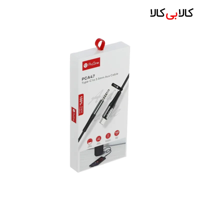 کابل تبدیل USB-C به AUX پرووان مدل PCA47 طول 1 متر
