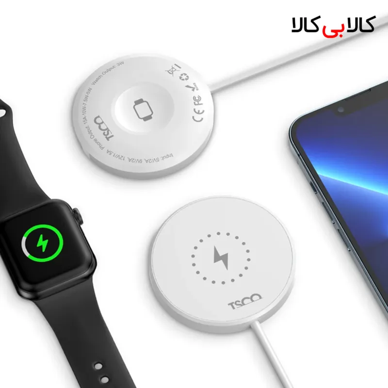 شارژر بی سیم تسکو مدل TTW 100