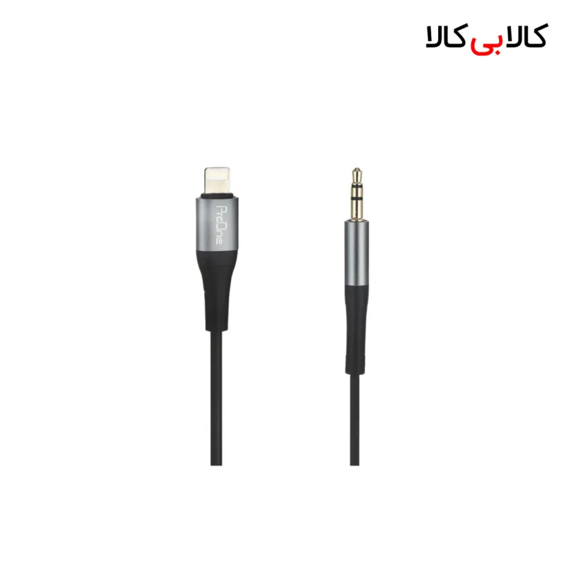 کابل تبدیل لایتنینگ به AUX پرووان مدل PCA48 طول 1 متر