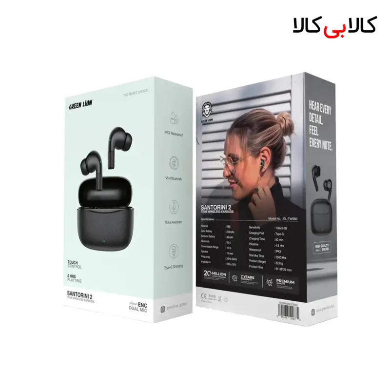 هدفون بلوتوثی گرین لاین مدل Santorini 2