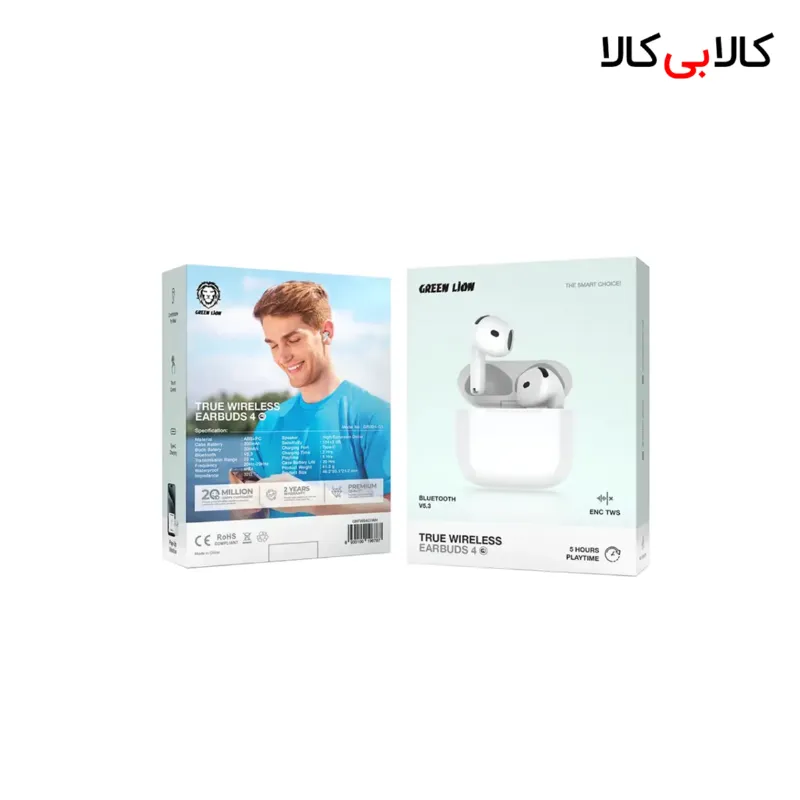 هندزفری بلوتوثی گرین لاین True Wireless Earbuds 4 G1