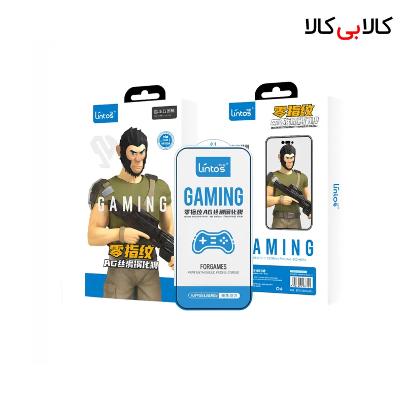 گلس برند لینتوس مدل GAMING آیفون سری 17 پرومکس