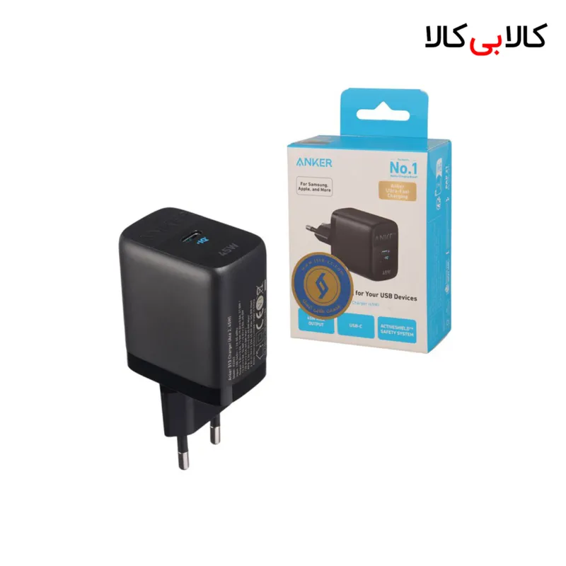 شارژر دیواری 45 وات انکر A2643 PD 3A