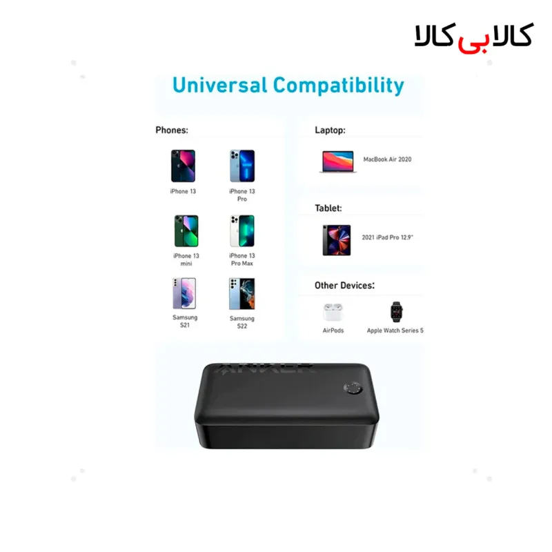 پاور بانک فست شارژ 40000 انکر Anker PowerCore 347 A1377 PD 30W