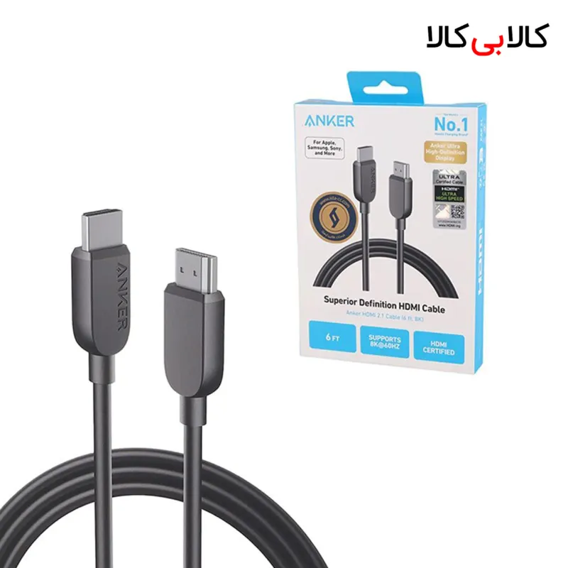 کابل HDMI 8K انکر A8742H11 طول 1.8 متر