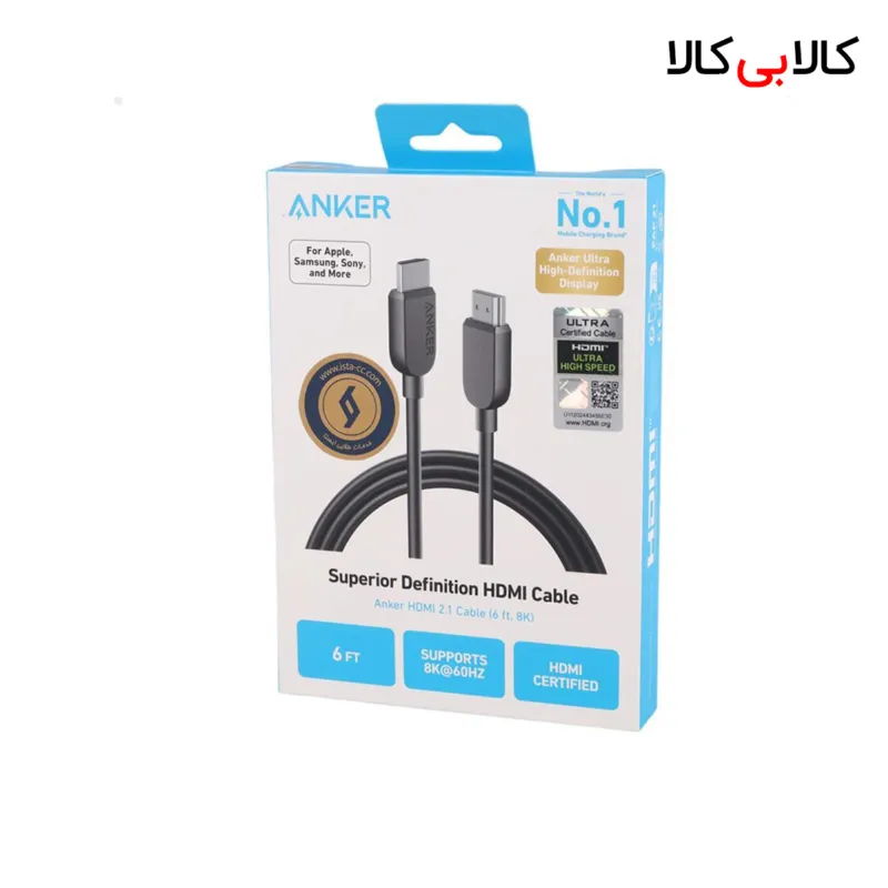 کابل HDMI 8K انکر A8742H11 طول 1.8 متر