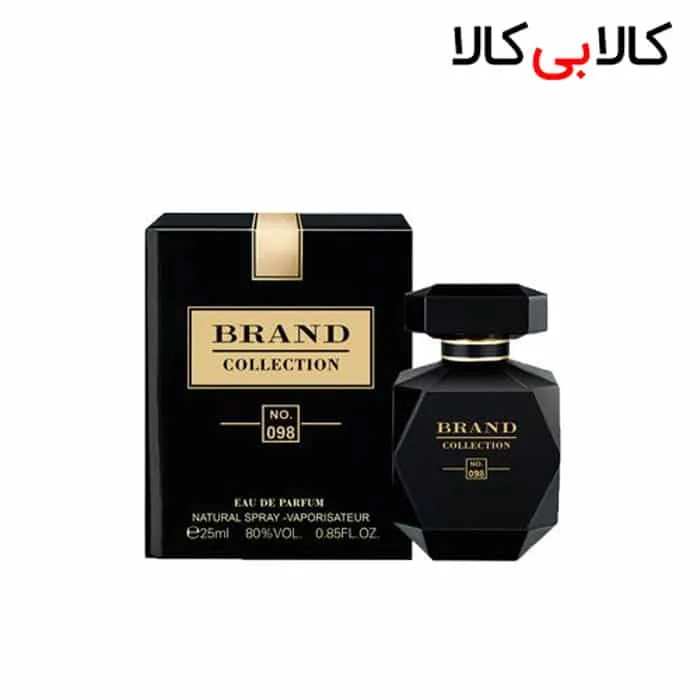 عطر جیبی زنانه برند کالکشن کد NO 098 حجم 25 میلی لیتر