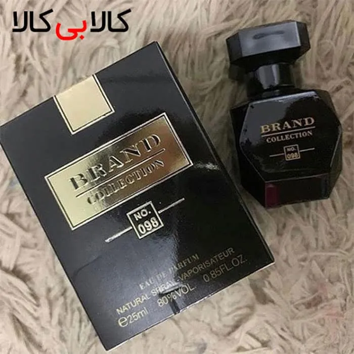 عطر جیبی زنانه برند کالکشن کد NO 098 حجم 25 میلی لیتر