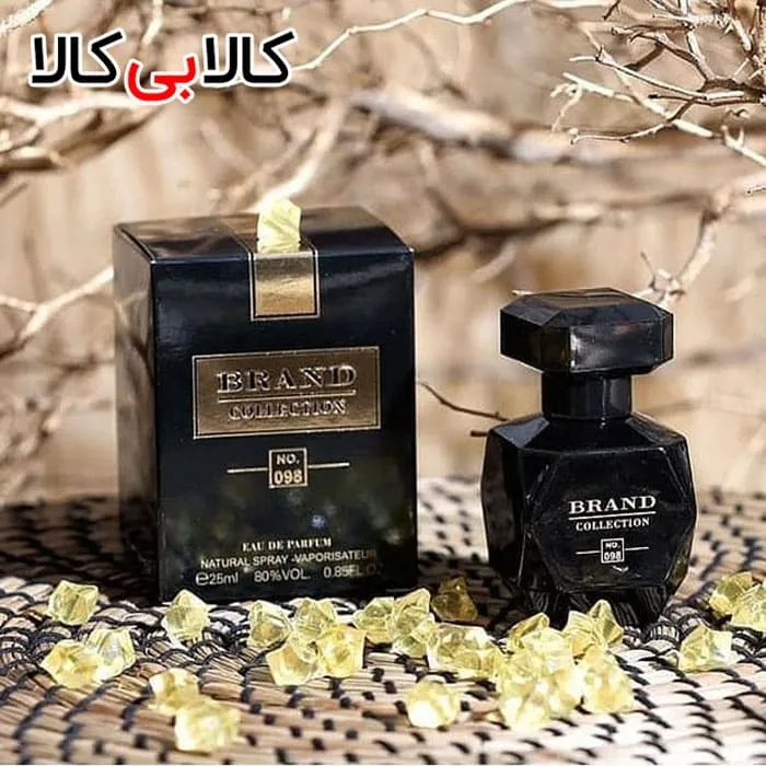 عطر جیبی زنانه برند کالکشن کد NO 098 حجم 25 میلی لیتر
