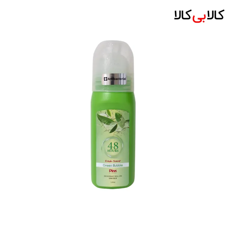 مام رول صدفی پینک ویژوال Green Bubble حجم 120 میلی لیتر