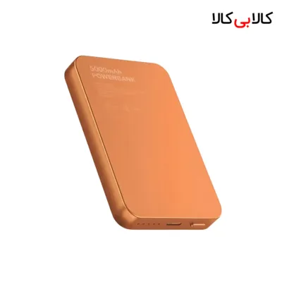 پاور بانک بی سیم فست شارژ گرین لاین GL-MAG 5 PD 20W ظرفیت 5000 میلی آمپر ساعت