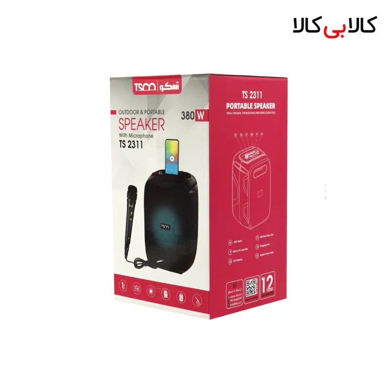 اسپیکر بلوتوثی تسکو TS 2311 به همراه میکروفون