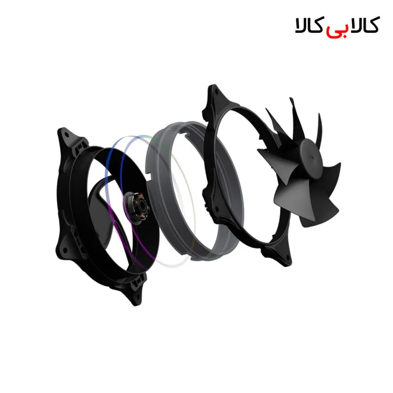 فن کیس تسکو 12*12 TSCO GFAN 330 ARGB بسته 3 عددی