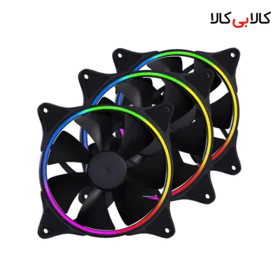 فن کیس تسکو 12*12 TSCO GFAN 330 ARGB بسته 3 عددی