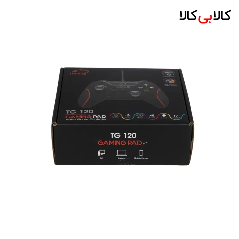 دسته بازی تک شوکدار تسکو TG120