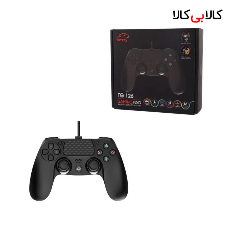 دسته بازی تک شوکدار تسکو TG 126