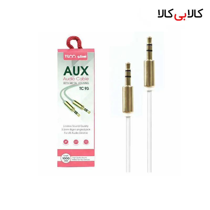 کابل AUX تسکو TC93 طول 1 متر