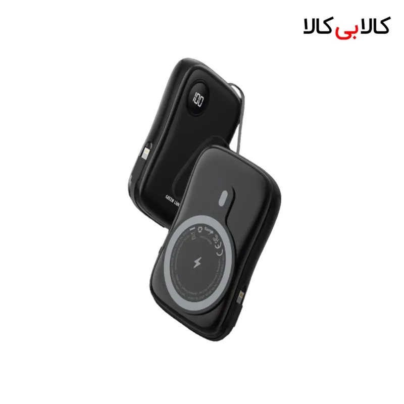 پاور بانک بی‌سیم فست شارژ گرین لاین MagPulse GL-PX18 PD 30W ظرفیت 10000mAh