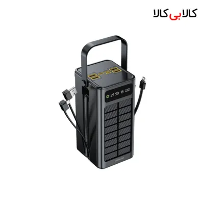 پاوربانک خورشیدی گرین لاین مدل Solar X ظرفیت 60000 میلی‌آمپر ساعت فست شارژ 22.5W