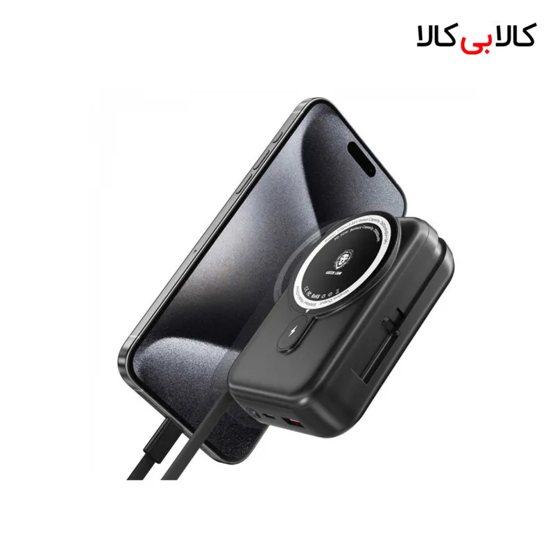 پاور بانک بی سیم فست شارژ 20000 گرین لاین Green Lion Monaco PD 20W