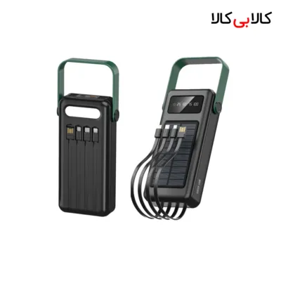 پاوربانک خورشیدی گرین لاین مدل SOLAR MAX ظرفیت 30000 میلی‌آمپر ساعت