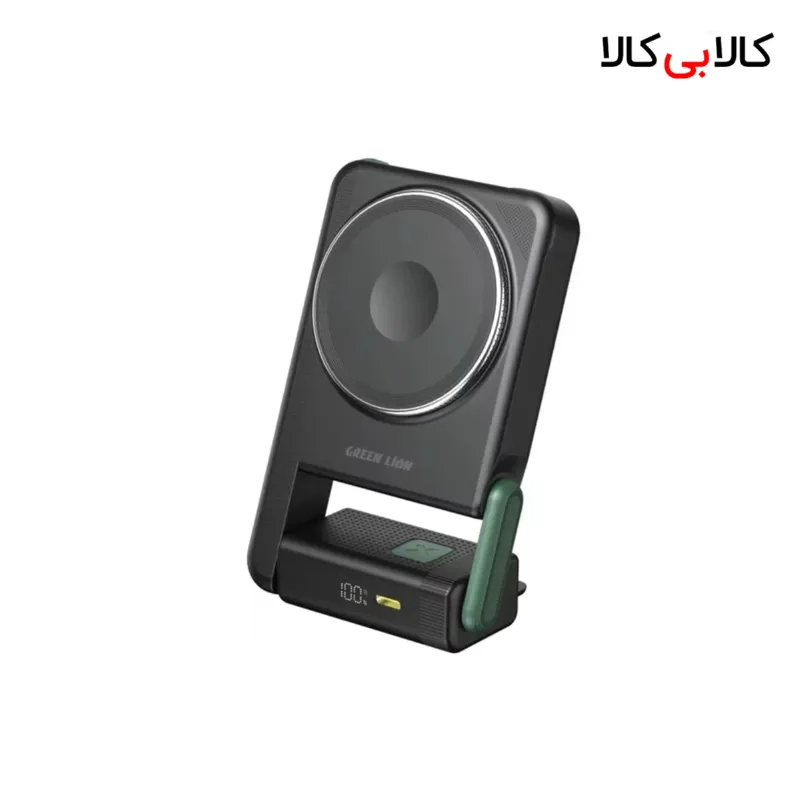 پاوربانک گرین لاین مدل ROTEX MAGSAFE ظرفیت 10000 میلی آمپر ساعت