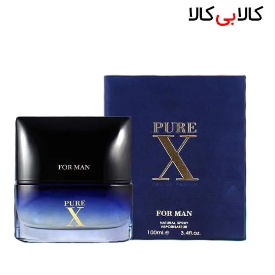 ادوپرفیوم فراگرنس ورد پیور ایکس فورمن Pure X For Men مردانه حجم 100 میلی لیتر