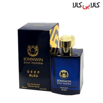ادوپرفیوم دیپ بلو JOHNWIN POUR HOMME DEEP BLEU جانوین مردانه حجم 100 میلی لیتر