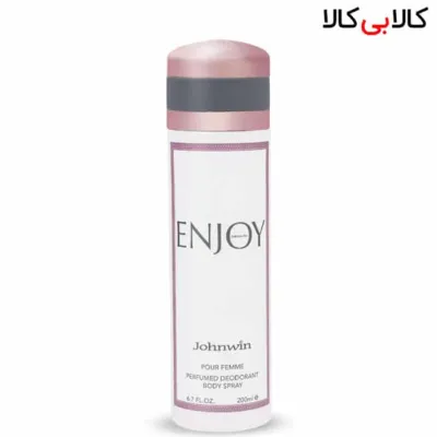 اسپری بدن دئودورانت جانوین مدل انجوی Johnwin Enjoy زنانه حجم 200 میل