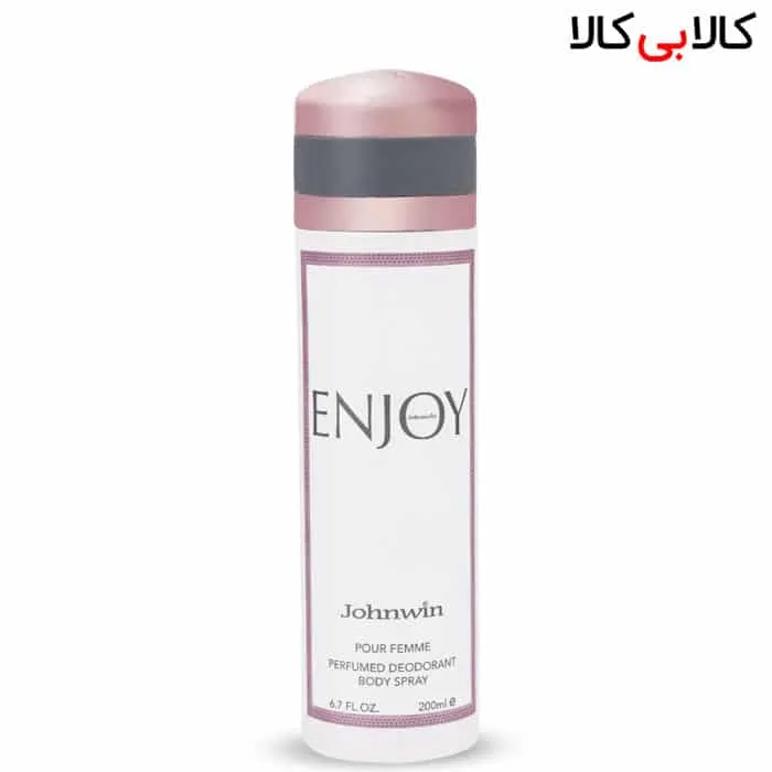 اسپری بدن دئودورانت جانوین مدل انجوی Johnwin Enjoy زنانه حجم 200 میل
