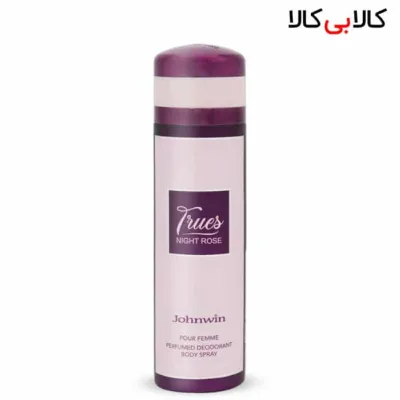 اسپری بدن دئودورانت جان وین مدل نایت رز Night Rose زنانه حجم 100 میل