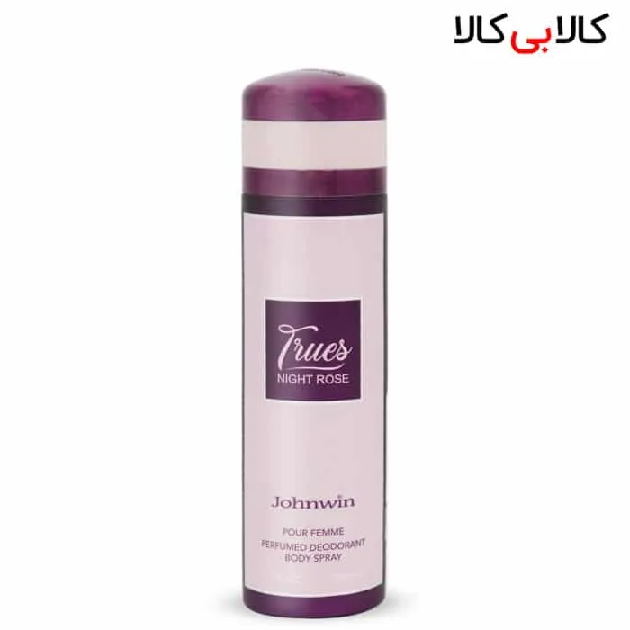 اسپری بدن دئودورانت جان وین مدل نایت رز Night Rose زنانه حجم 100 میل