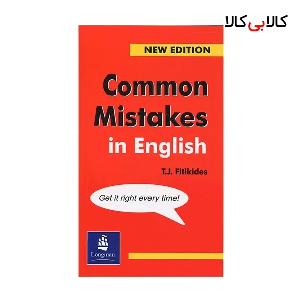 کتاب Common Mistakes in English new edition اثر T.J. Fitikides انتشارات Longman