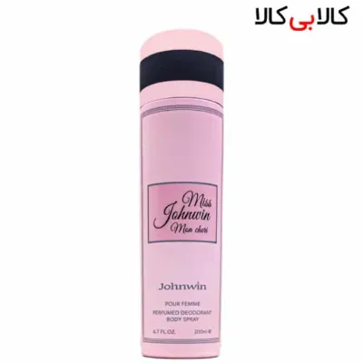 اسپری بدن دئودورانت جانوین مدل میس مون چری MISS MON CHERI زنانه حجم 200 میل