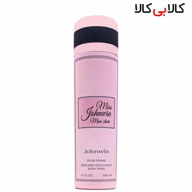 اسپری بدن دئودورانت جانوین مدل میس مون چری MISS MON CHERI زنانه حجم 200 میل