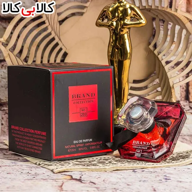 عطر جیبی برند کالکشن زنانه کد NO 203 حجم 25 میلی لیتر