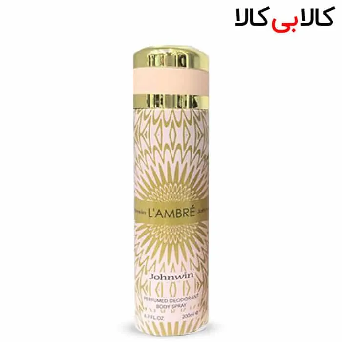 اسپری بدن دئودورانت جانوین مدل لامبره Lambre Johnwin زنانه حجم 200 میل