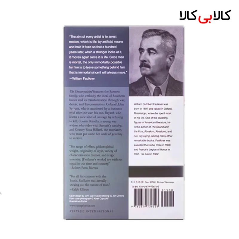 کتاب The Unvanquished اثر William Faulkner انتشارات جنگل