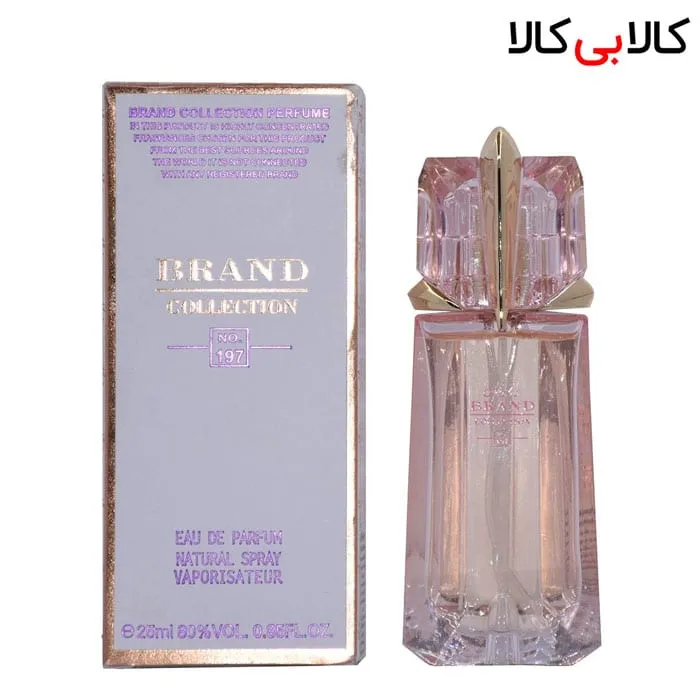 عطر جیبی برند کالکشن زنانه کد NO 197 حجم 25 میلی لیتر