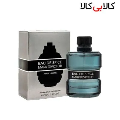 ادوپرفیوم فراگرنس ورد مارک ویکتور ادو اسپایس mark victor eau de spice مردانه حجم 100 میلی لیتر