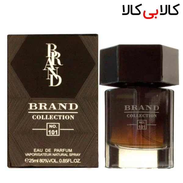 عطر جیبی برند کالکشن مردانه کد NO 101 حجم 25 میلی لیتر