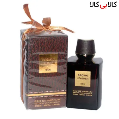 ادوپرفیوم فراگرنس ورد براون لدر Brown Leather مردانه حجم 100 میلی لیتر