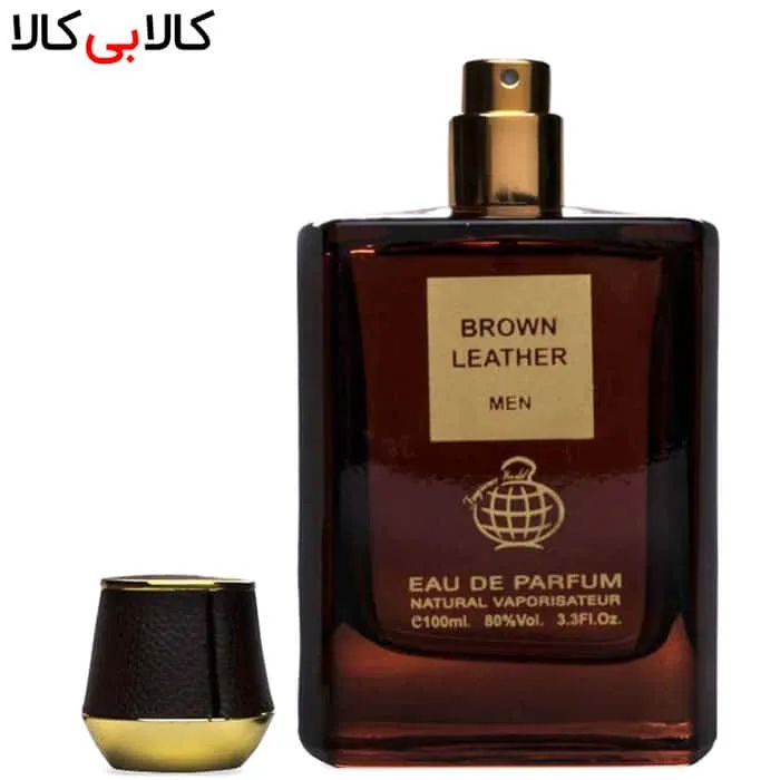 ادوپرفیوم فراگرنس ورد براون لدر Brown Leather مردانه حجم 100 میلی لیتر