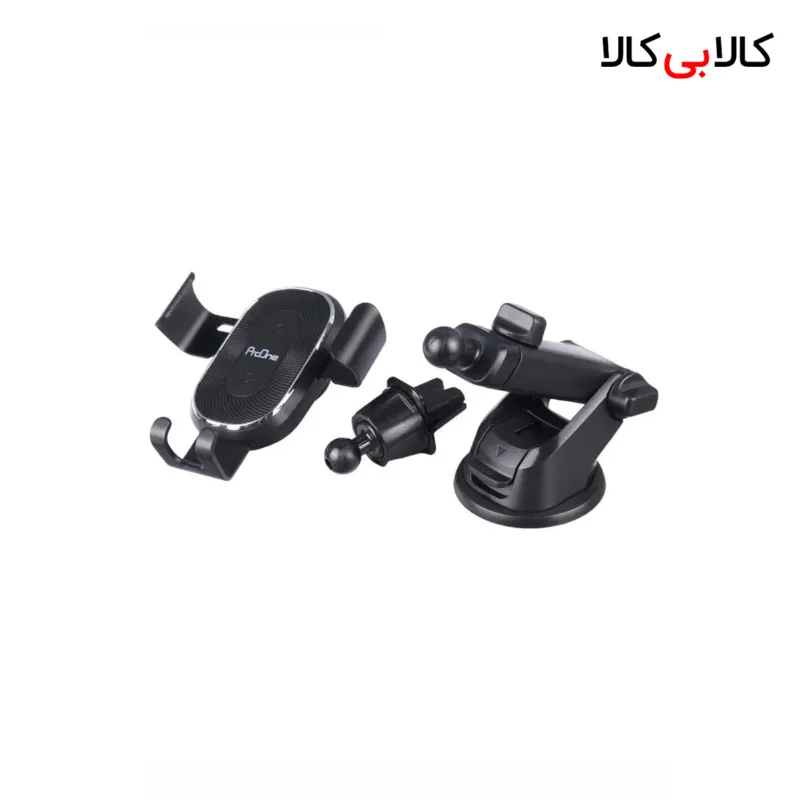 پایه نگهدارنده و شارژر بی سیم موبایل پرووان مدل PHL1115