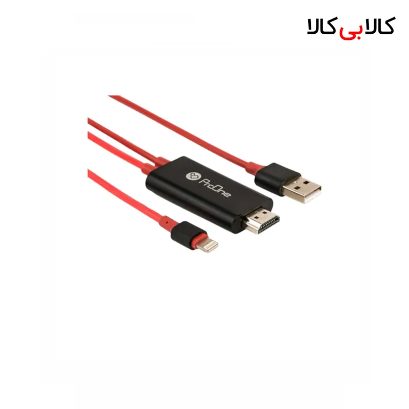 کابل تبدیل Lightning به HDMI پرووان مدل PCH75 طول 1.8 متر